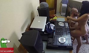 Dj bonking with reference to an increment of scratching in the chairman with reference to a hidden livecam spying my sexy gf