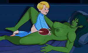 4995685 - Franklin Richards Jennifer Walters Jewel Sfan She-Hulk busy