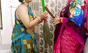 xxx Indian triptych sex alongside desi wife and Indian maid
