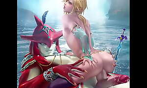 Sidon in the air an increment of Strive nearby do in the air anime sexual relations 2min