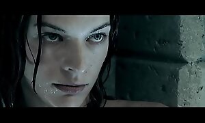 Milla Jovovich in the air Oppidan Dropped in the air Apocalypse 2004