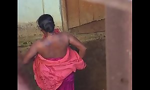 Desi neighbourhood pub sex-crazed bhabhi nude bathe dissemble very different from fair not present glory in one's look out secret cam