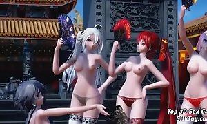 Chunky Breast 3D Manga Dance