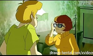 Scooby doo hentai - velma likes colour up rinse with respect to a catch botheration